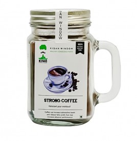 Kiwi Kisan Window Strong Coffee   Glass Jar  120 grams